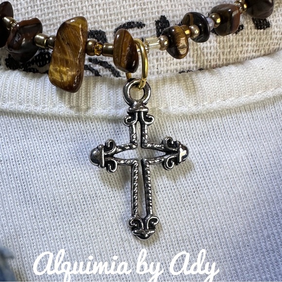 Alquimia by Ady Brown and Silver Necklace - Picture 3 of 3